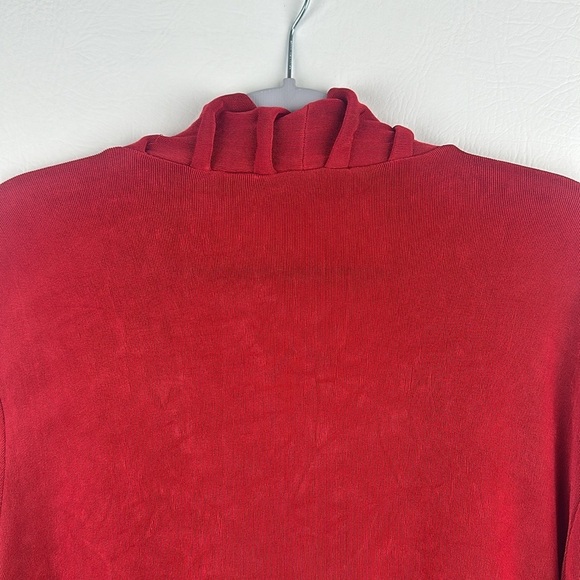 Chico’s Travelers Ruffle Open Jacket/Cardigan - Picture 7 of 8